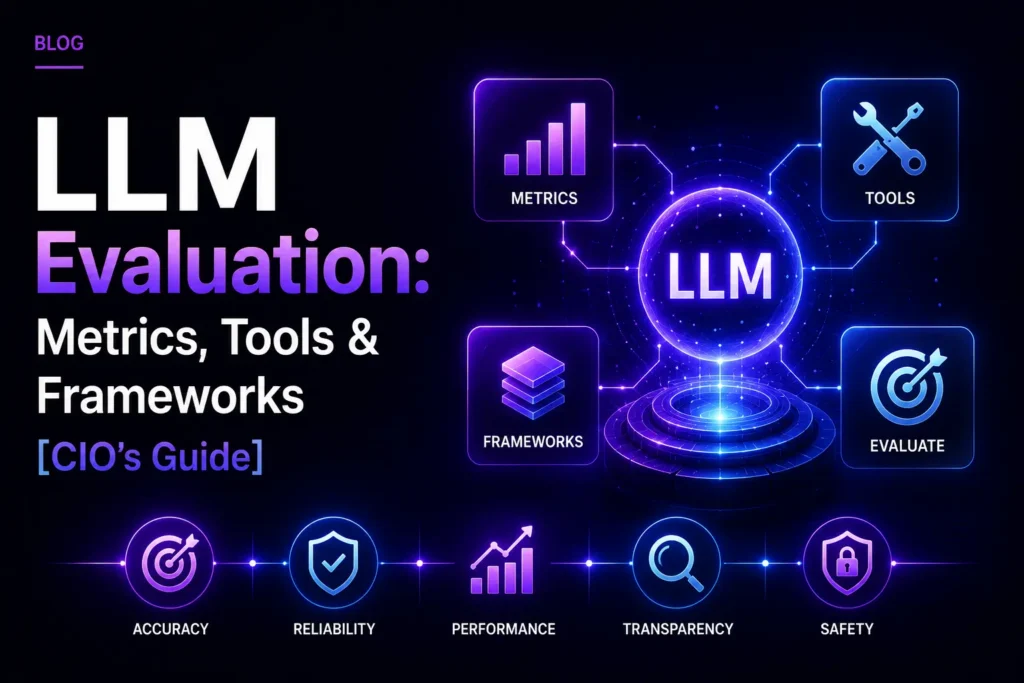LLM Evaluation: Metrics, Tools & Frameworks in 2026 [CIO’s Guide]