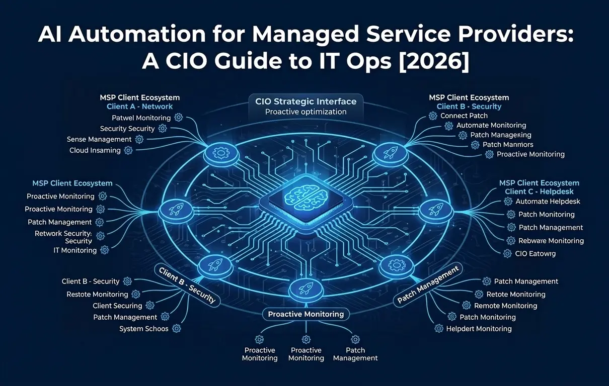 AI Automation for Managed Service Providers: A CIO Guide to IT Ops [2026]
