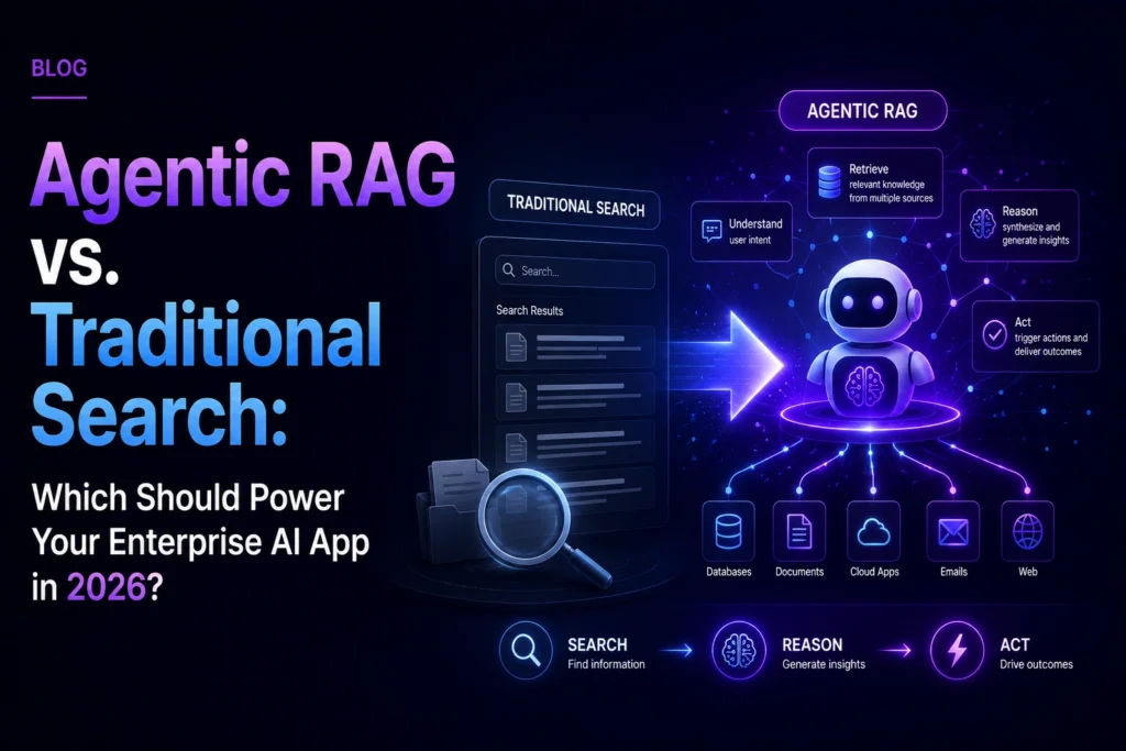 Agentic RAG vs. Traditional Search: Which Should Power Your Enterprise AI App in 2026?