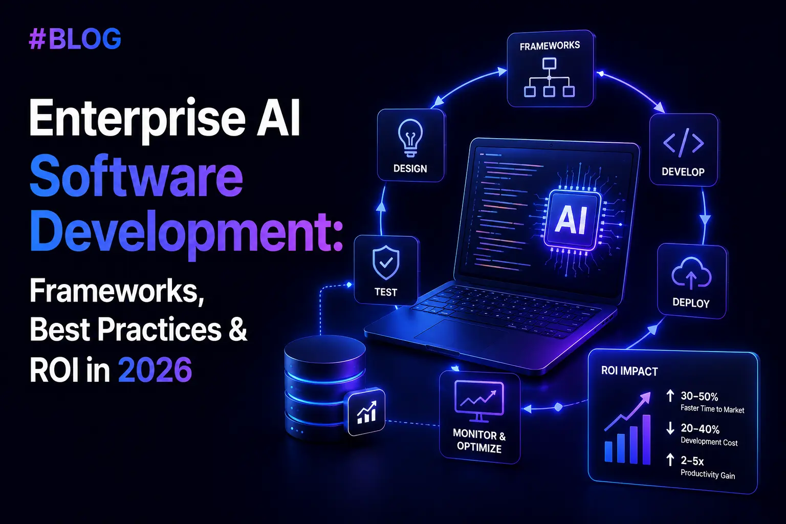 Enterprise AI Software Development: Frameworks, Best Practices & ROI in 2026