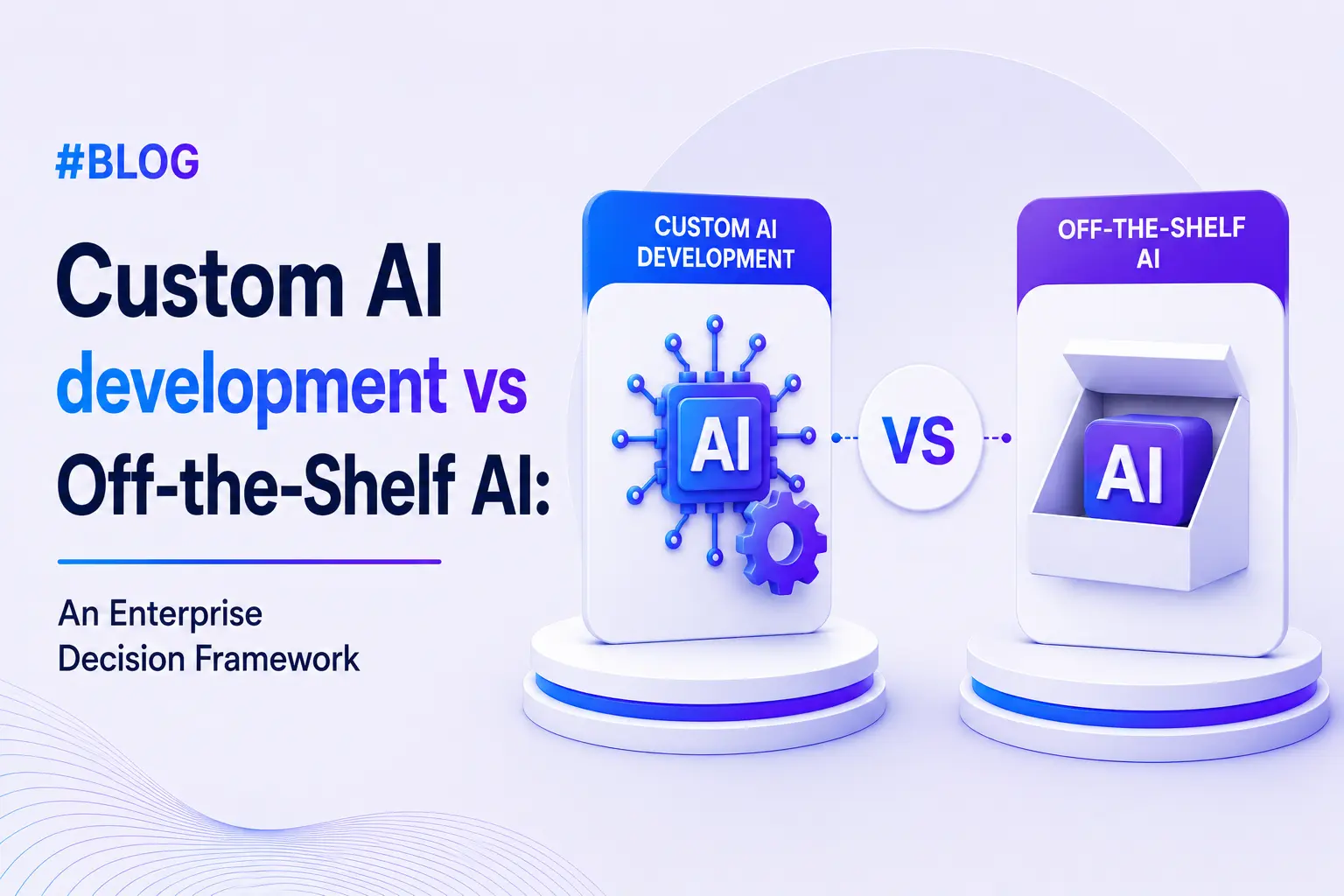 Custom AI development vs Off-the-Shelf AI: An Enterprise Decision Framework [2026]